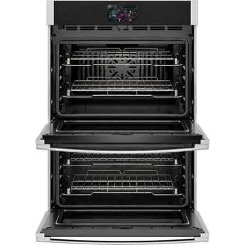 GE Profile 30 Inch Smart Built-In Convection Double Wall Oven With No Preheat Air Fry, Precision Cooking, and Microphone: Stainless Steel — thumbnail 3