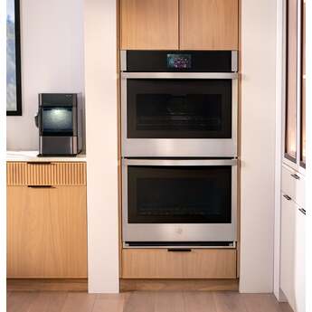 GE Profile 30 Inch Smart Built-In Convection Double Wall Oven With No Preheat Air Fry, Precision Cooking, and Microphone: Stainless Steel — thumbnail 6