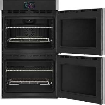 GE Profile 30 Inch Smart Built-In Convection Double Wall Oven With No Preheat Air Fry, Precision Cooking, and Microphone: Stainless Steel, Right Hinge — thumbnail 2