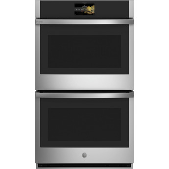 GE Profile 30" Stainless Steel Electric Double Wall Oven with Air Fry - Convection