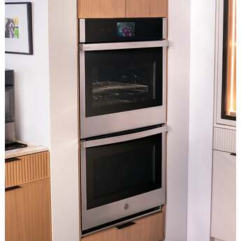 GE Profile 30 Inch Smart Built-In Convection Double Wall Oven Stainless With In-Oven Camera, No Preheat Air Fry, and Microphone: Stainless Steel — thumbnail 7