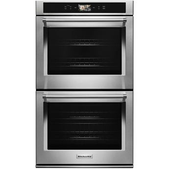 Kitchen Aid KitchenAid 30" 10.0 cu. ft. Stainless Steel Electric Double Wall Oven with Power