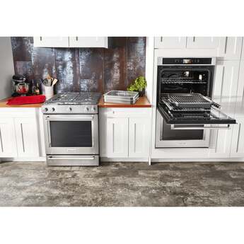 Kitchen Aid KitchenAid 30" 10.0 cu. ft. Stainless Steel Electric Double Wall Oven with Power — thumbnail 2