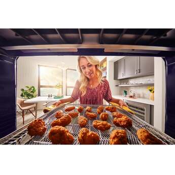 KitchenAid 30 Inch Combination Electric Wall Oven with 1.4 Cu. Ft. Microwave Oven Capacity, 5 Cu. Ft. Oven Capacity, Air Fry Mode, Microwave Convection, Even-Heat™ True Convection, EasyConvect™ Conversion System, Even-Heat™ Preheat, Integrated Meat Thermometer, Self-Close Doors, Self-Cleaning Cycle, PrintShield™ Finish, Sabbath Mode and Star-K Certified: PrintShield Stainless Steel — thumbnail 8