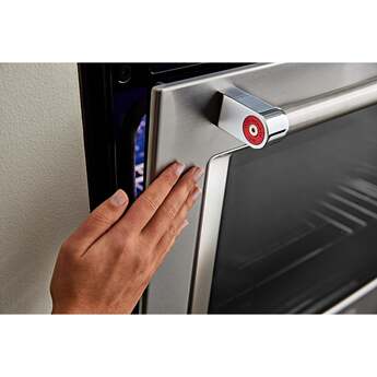 KitchenAid 30 Inch Combination Electric Wall Oven with 1.4 Cu. Ft. Microwave Oven Capacity, 5 Cu. Ft. Oven Capacity, Air Fry Mode, Microwave Convection, Even-Heat™ True Convection, EasyConvect™ Conversion System, Even-Heat™ Preheat, Integrated Meat Thermometer, Self-Close Doors, Self-Cleaning Cycle, PrintShield™ Finish, Sabbath Mode and Star-K Certified: PrintShield Stainless Steel — thumbnail 9