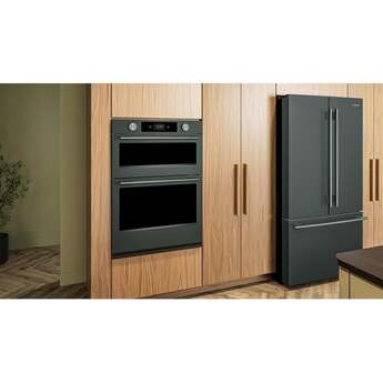 KitchenAid 30 Inch Double Combination Smart Electric Wall Oven with 6.4 cu. ft. Total Capacity, Even-Heat™ True Convection, Temperature Probe, Backlit Knobs, Assisted Cooking Modes, Fresh Pizza Mode, Touch-Activated Controls, LCD Display, Sabbath Mode and STAR-K Certified: Juniper — thumbnail 3