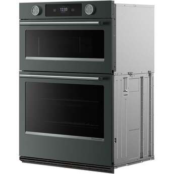 KitchenAid 30 Inch Double Combination Smart Electric Wall Oven with 6.4 cu. ft. Total Capacity, Even-Heat™ True Convection, Temperature Probe, Backlit Knobs, Assisted Cooking Modes, Fresh Pizza Mode, Touch-Activated Controls, LCD Display, Sabbath Mode and STAR-K Certified: Juniper — thumbnail 4