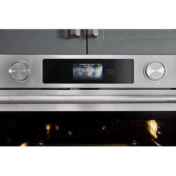 KitchenAid 30 Inch Double Combination Smart Electric Wall Oven with 6.4 cu. ft. Total Capacity, Even-Heat™ True Convection, Temperature Probe, Backlit Knobs, Assisted Cooking Modes, Fresh Pizza Mode, Touch-Activated Controls, LCD Display, Sabbath Mode and STAR-K Certified: Stainless Steel — thumbnail 3