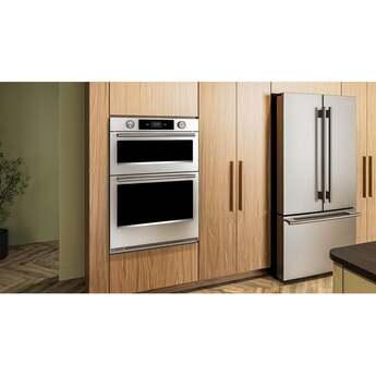KitchenAid 30 Inch Double Combination Smart Electric Wall Oven with 6.4 cu. ft. Total Capacity, Even-Heat™ True Convection, Temperature Probe, Backlit Knobs, Assisted Cooking Modes, Fresh Pizza Mode, Touch-Activated Controls, LCD Display, Sabbath Mode and STAR-K Certified: Stainless Steel — thumbnail 9