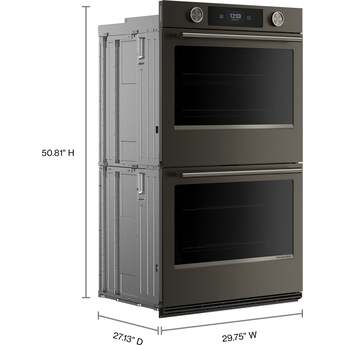 KitchenAid KOED730SBE 30 Inch Smart Double Wall Oven Black Ore — thumbnail 6