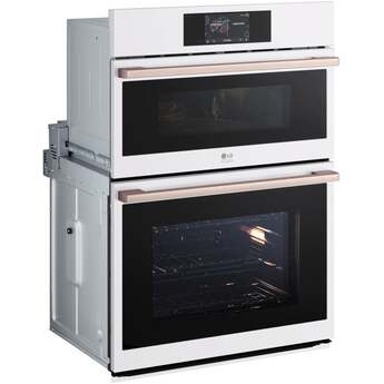 LG Studio WCES6428N 30 Inch Built-In Smart Combination Wall Oven Essence White — thumbnail 3
