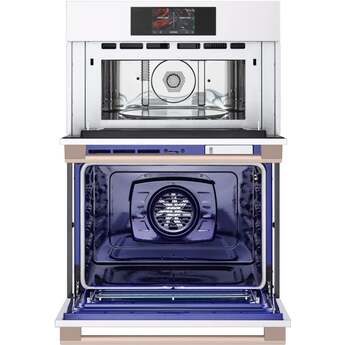 LG Studio WCES6428N 30 Inch Built-In Smart Combination Wall Oven Essence White — thumbnail 4