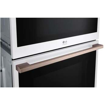 LG Studio WCES6428N 30 Inch Built-In Smart Combination Wall Oven Essence White — thumbnail 5