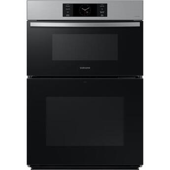 Samsung NQ70CG700DSR Bespoke Series 30 Inch Stainless Steel Electric Double Wall Oven/Microwave Combo Oven