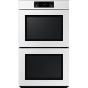 Samsung NV51CB700D12 Bespoke Series 30 Inch White Glass Electric Double Wall Oven