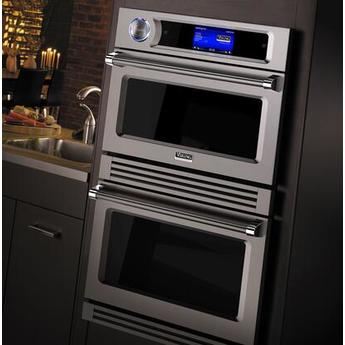 Viking LVDOT730SS 7 Series 30 Inch Stainless Steel Electric Double Wall Speed Oven — thumbnail 2