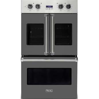 Viking VDOF7301DG  7 Series 30 Inch Damascus Grey Electric Double Wall  French Door Oven