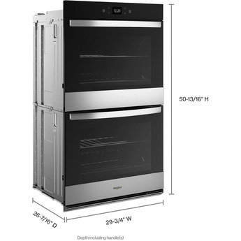 Whirlpool WOED5030LZ 30 Inch Fingerprint Resistant Stainless Steel Electric Double Wall Oven — thumbnail 4