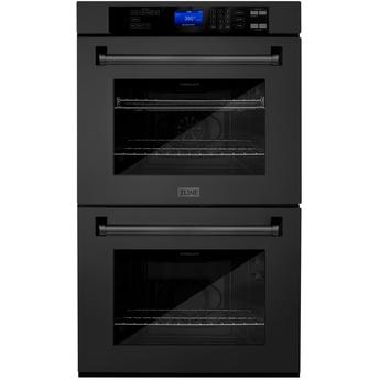 ZLINE 30 in. Professional Double Wall Oven with Self Clean (AWD-30) Black Stainless Steel