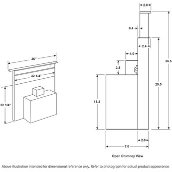 GE Profile UVD6361DPBB 36 Inch Downdraft — thumbnail 5