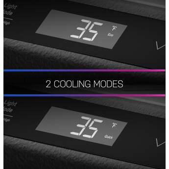 GE 2.7 Cu. Ft. Electric Cooler with Interior Lighting: Black and Concrete Gray — thumbnail 24