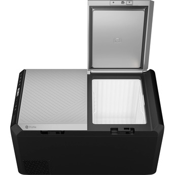 GE 2.7 Cu. Ft. Electric Cooler with Interior Lighting: Black and Concrete Gray — thumbnail 37