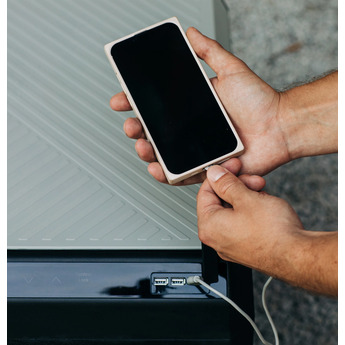 GE 2.7 Cu. Ft. Electric Cooler with Interior Lighting: Black and Concrete Gray — thumbnail 40