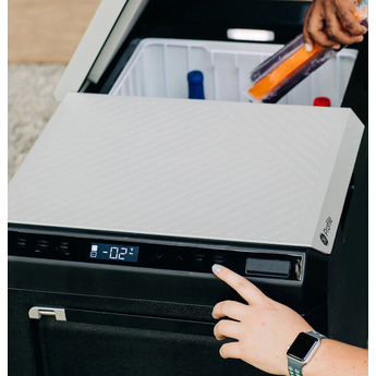 GE 2.7 Cu. Ft. Electric Cooler with Interior Lighting: Black and Concrete Gray — thumbnail 41