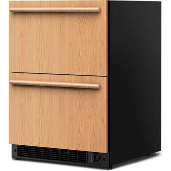 KitchenAid 24 Inch Undercounter Double-Drawer Refrigerator/Freezer with 4.2 cu. ft. Capacity, Temperature Monitoring System, Ultra-Bright LED Lighting, Automatic Ice Maker, Backlit Touch Controls, Sabbath Mode and Star-K Certified: Panel Ready — thumbnail 8