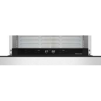 KitchenAid 24 Inch Undercounter Double-Drawer Refrigerator/Freezer with 4.2 cu. ft. Capacity, Temperature Monitoring System, Ultra-Bright LED Lighting, Automatic Ice Maker, Backlit Touch Controls, Sabbath Mode and Star-K Certified: Panel Ready — thumbnail 9