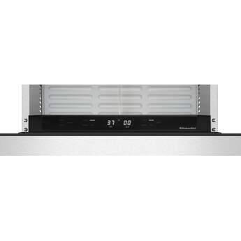 KitchenAid 24 Inch Undercounter Double-Drawer Refrigerator/Freezer with 4.2 cu. ft. Capacity, Temperature Monitoring System, Ultra-Bright LED Lighting, Automatic Ice Maker, Backlit Touch Controls, Sabbath Mode and Star-K Certified: Stainless Steel — thumbnail 2
