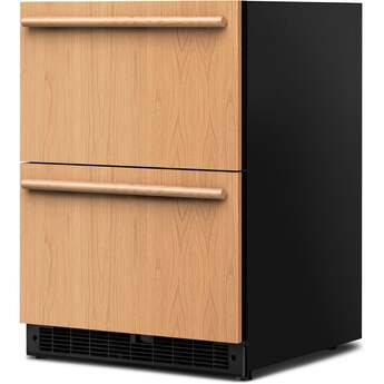 KitchenAid 24 Inch Undercounter Double-Drawer Refrigerator with 4.4 cu. ft. Capacity, Temperature Monitoring System, Ultra-Bright LED Lighting, Door Alarm, Backlit Touch Controls, Sabbath Mode and Star-K Certified: Panel Ready — thumbnail 4