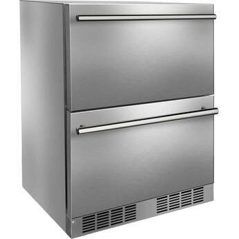 Marvel 24 Inch 5.0 Cu. Ft. Refrigerator Drawers: Stainless Steel