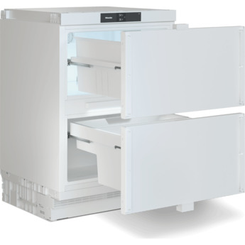 Miele 24 Inch Built-In Smart Undercounter Refrigerator with 4.2 cu. ft. Capacity, DynaCool, LED Lighting, SuperCool Function, ComfortClean, Holiday Mode, Miele @ Home, SoftClose, FreshTouch Control, Lock Function, and Sabbath Mode: Panel Ready