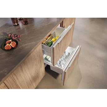Miele 24 Inch Built-In Smart Undercounter Refrigerator with 4.2 cu. ft. Capacity, DynaCool, LED Lighting, SuperCool Function, ComfortClean, Holiday Mode, Miele @ Home, SoftClose, FreshTouch Control, Lock Function, and Sabbath Mode: Panel Ready — thumbnail 2