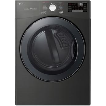 LG 7.4 cu.ft. Black Steel Natural Gas Dryer with Sanitze - Energy Star