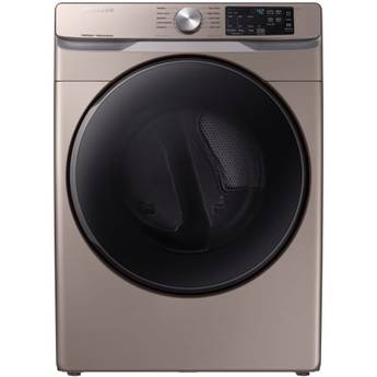 Samsung 27" 7.5 cu. ft. Champagne Stackable Electric Front Load Dryer with Steam Sanitize - ADA Compliant