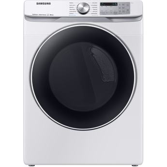 Samsung 27" 7.5 cu. ft. White Stackable Electric Front Load Dryer with Steam Sanitize - Energy Star