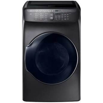 Samsung 7.5 Cu. Ft. Black Stainless Steel Electric Dryer with Steam Sanitize