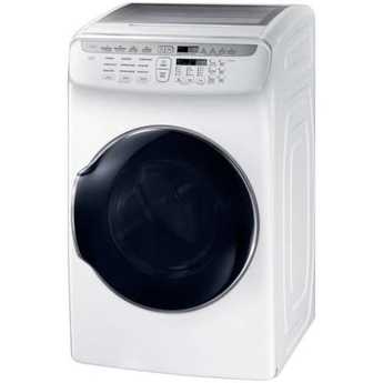 Samsung 7.5 Cu. Ft. White Electric Dryer with Steam Sanitize — thumbnail 2