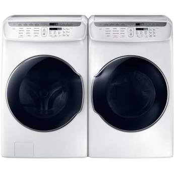 Samsung 7.5 Cu. Ft. White Electric Dryer with Steam Sanitize — thumbnail 6