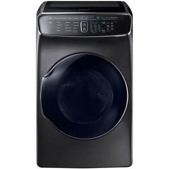 Samsung 7.5 Cu. Ft. Black Stainless Steel Electric Dryer with Steam Sanitize