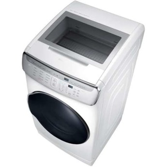 Samsung 7.5 Cu. Ft. White Electric Dryer with Steam Sanitize — thumbnail 3