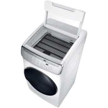 Samsung 7.5 Cu. Ft. White Electric Dryer with Steam Sanitize — thumbnail 4