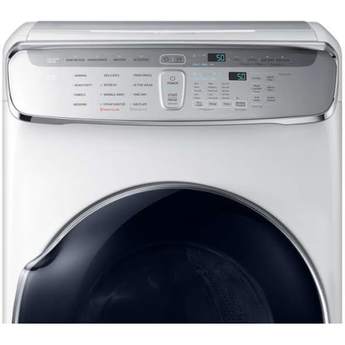 Samsung 7.5 Cu. Ft. White Electric Dryer with Steam Sanitize — thumbnail 5