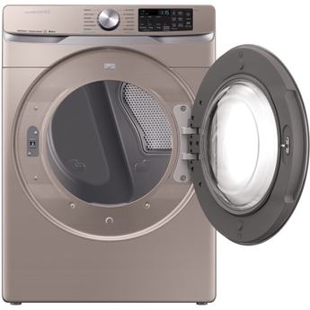 Samsung 27" 7.5 cu. ft. Champagne Stackable Natural Gas Front Load Dryer with Steam Sanitize - Energy Star