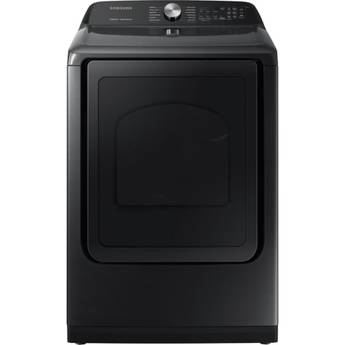 Samsung 27" 7.4 cu. ft. Black Stainless Steel Natural Gas Front Load Dryer with Steam Sanitize