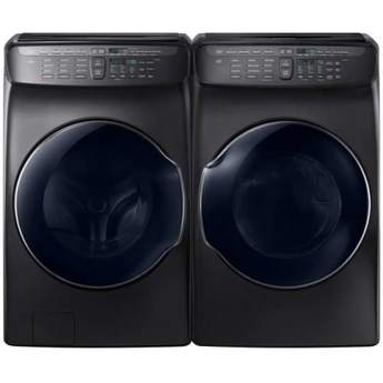 Samsung 7.5 Cu. Ft. Black Stainless Steel Gas Dryer with Steam Sanitize — thumbnail 6