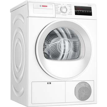 Bosch 24 Inch Electric Dryer with 4.0 cu. ft. Capacity, Condensation Drying, Sensor Controlled Condensation Drying System, 15 Drying Cycles, and ENERGY STAR Certified: White — thumbnail 34