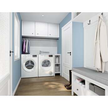 Bosch 24 Inch Electric Dryer with 4.0 cu. ft. Capacity, Condensation Drying, Sensor Controlled Condensation Drying System, 15 Drying Cycles, and ENERGY STAR Certified: White — thumbnail 39